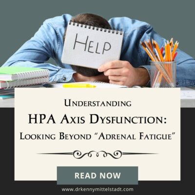Featured image for the blog post, entitled "Understanding HPA Axis Dysfunction: Looking Beyond 'Adrenal Fatigue'".